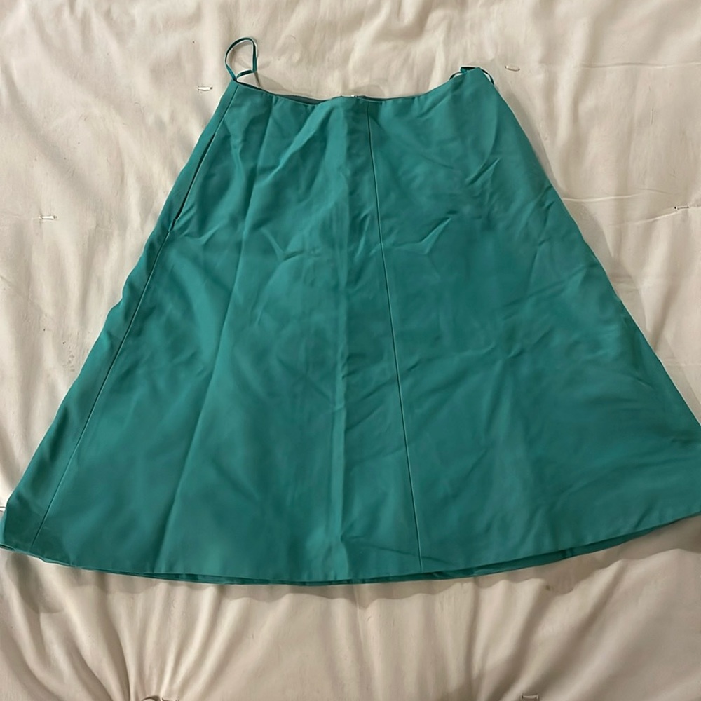 TIBI green skirt
